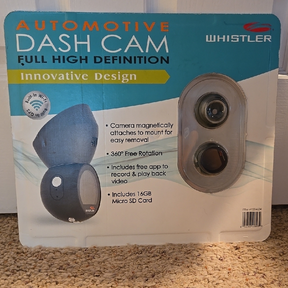 Unopened Black Dash Cam - Full High Definition